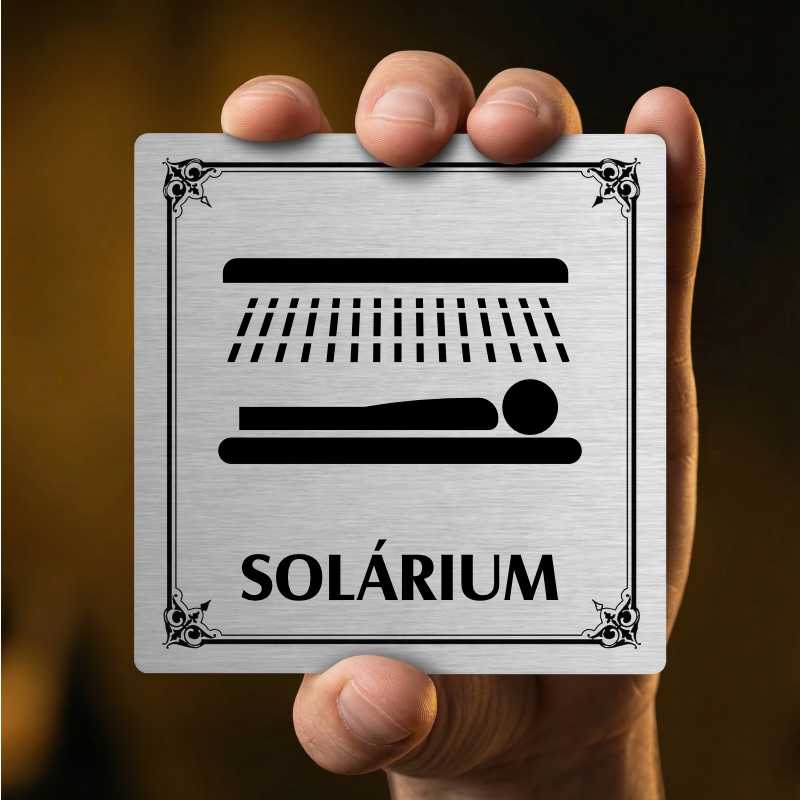 Solárium, 118x118mm, stříbrná, Utah